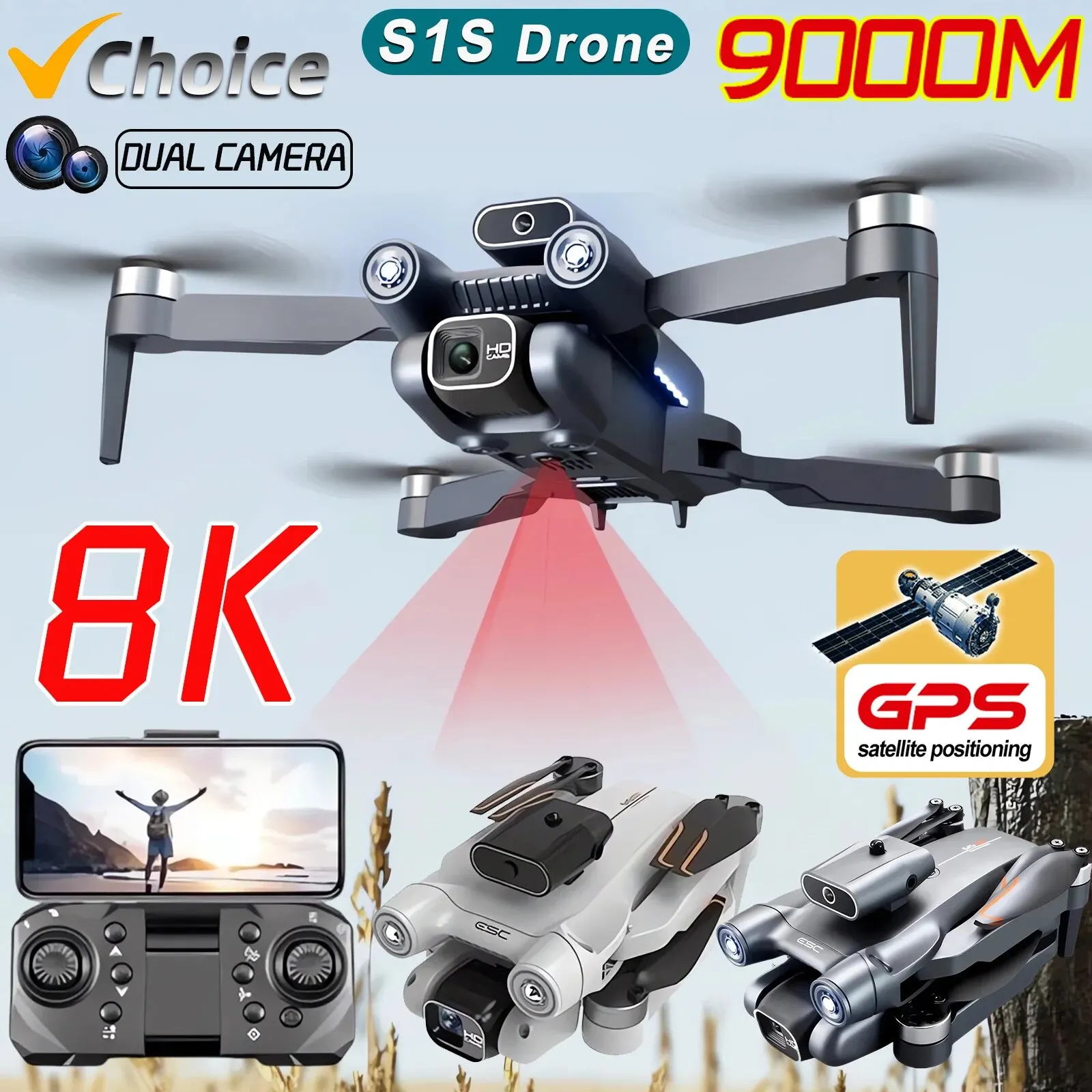 Drone Surveying - Новинка, камера для дрона S1S, GPS,