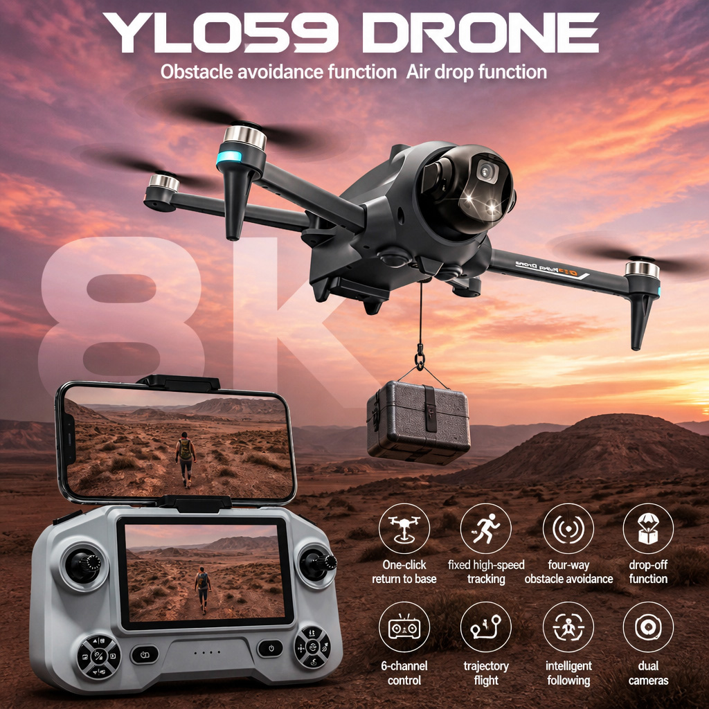 Drone Surveying - НОВЫЙ Дрон YL059 с GPS, автоматическим