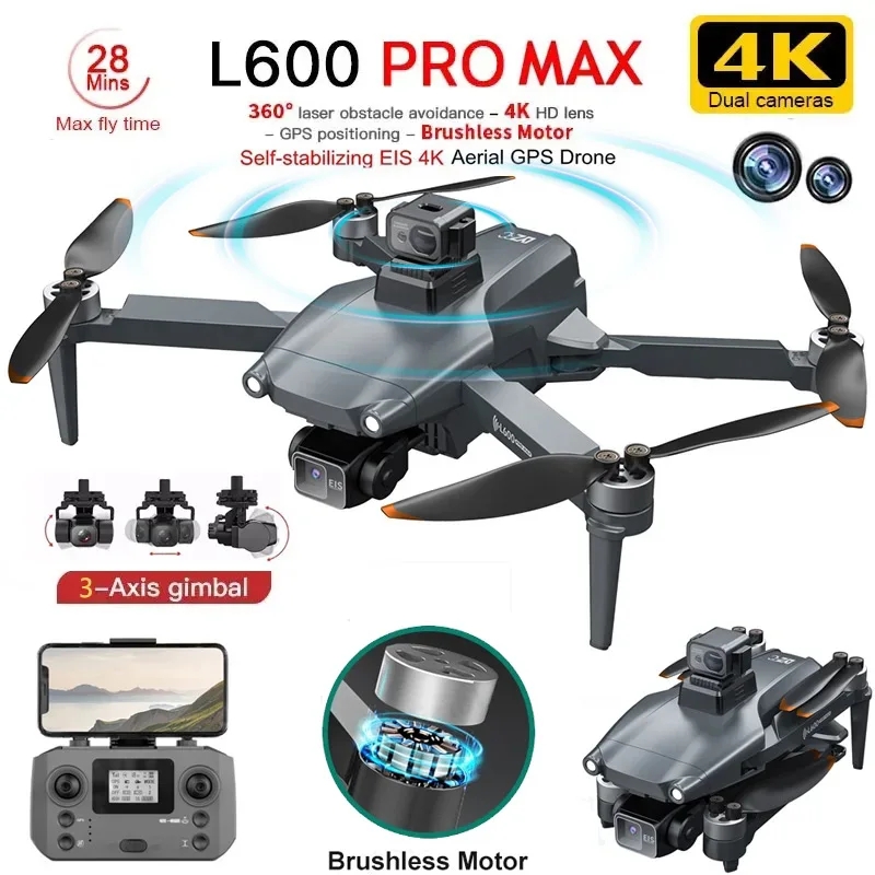 Drone Surveying - L600 PRO MAX GPS Дрон Профессиональный