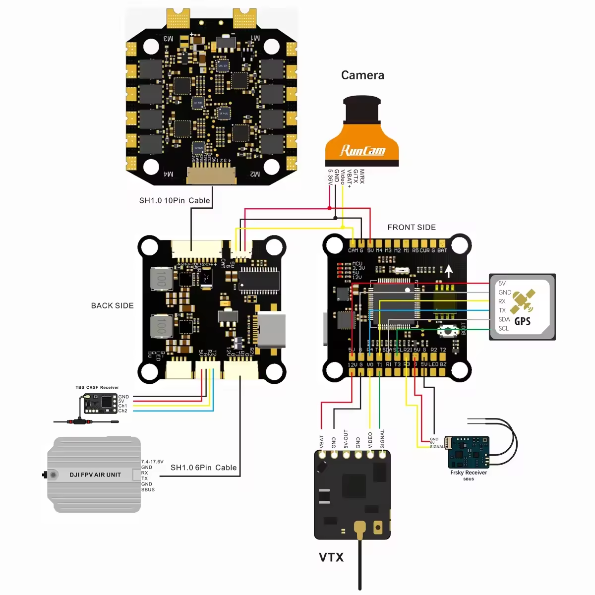 Betaflight Fc F7 - Полетный контроллер F405 F722 F7 F4