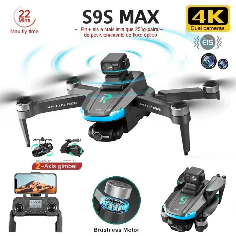 НОВЫЙ S9S MAX MINI Drone 4K 2- – обзор и цена Drone Aerial Photography