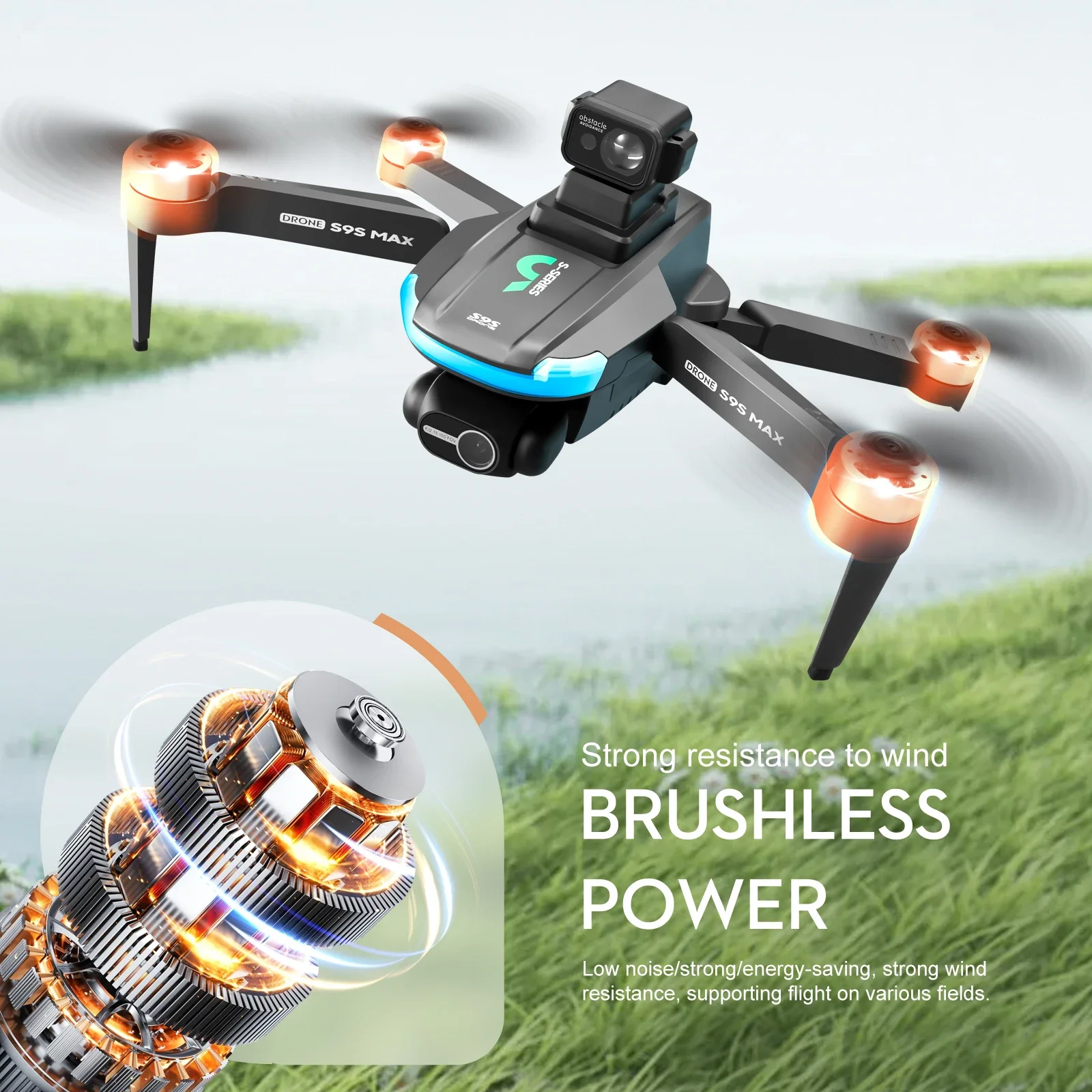 НОВЫЙ S9S MAX MINI Drone 4K 2- – обзор и цена Drone Aerial Photography